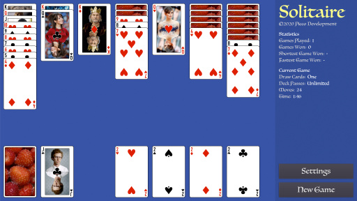 Screenshot of Solitaire